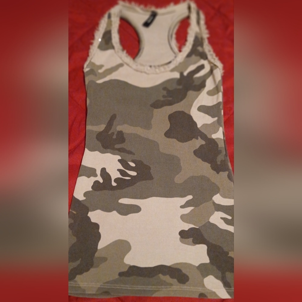 Camouflage Racerback Tank Top